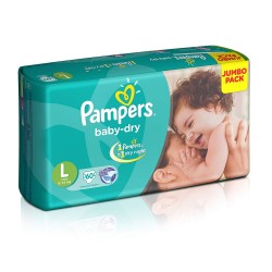 Pampers Large 60 piece
