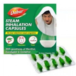 Dabur Steam Inhalation Capsules 10'S