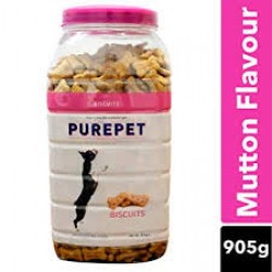 Drools Purepet Biscuit Mutton Flavour Jar 905 gm