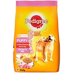 Pedigree Puppy Chicken & Milk 400gm 