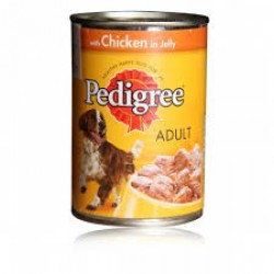 Pedigree Adult Chicken in Jelly 400gm 
