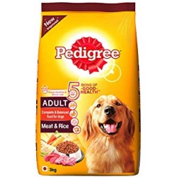 Pedigree Adult Meat & Rice 3kg 