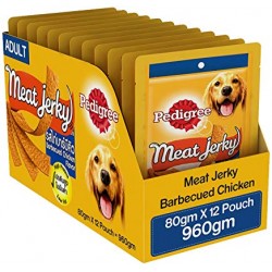 Pedigree Meat Jerky- BBQCK 80gm