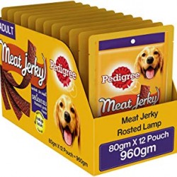 Pedigree Meat Jerky-Lamb 80gm 