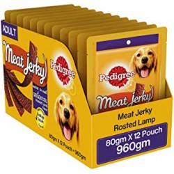 Pedigree Meat Jerky-Lamb 80gm 